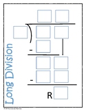 Standard Algorithm for Long Division Organizers