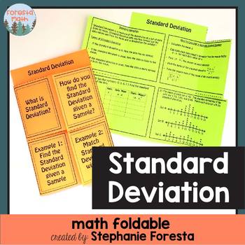 Preview of Standard Deviation Foldable