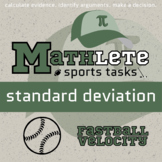 Standard Deviation Printable & Digital Activity - Baseball