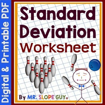 Preview of Standard Deviation Worksheet