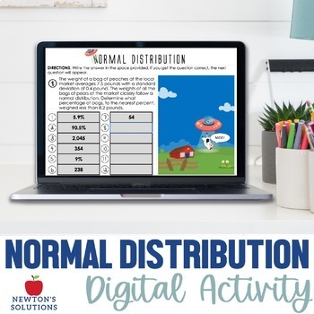 Preview of Standard Deviation and Normal Distribution Digital Activity