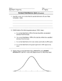 Standard Deviation and Normal Distribution Quiz