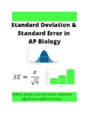 Standard Error and Standard Deviation in AP Biology