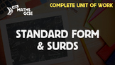 Standard Form & Surds - Complete Unit of Work