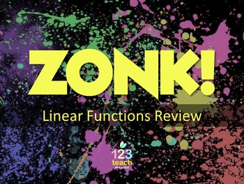 Preview of Standard Form and Slope-Intercept Form ZONK! Review Game