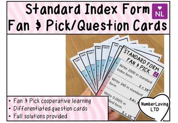 Preview of Scientific Notation (Fan and Pick Cooperative Learning )