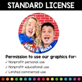 Standard License for Graphics by Nicole and Eliceo