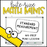Standard Measurement | Math Mini-Lesson | PowerPoint & Goo