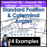 Standard Position and Coterminal Angles PowerPoint/Keynote