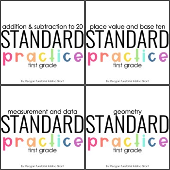 Preview of Standard Practice Bundle First Grade Skill Pages
