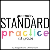 Standard Practice Geometry First Grade Skill Pages