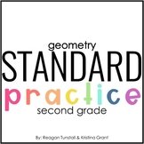 Standard Practice Geometry Second Grade Skill Pages