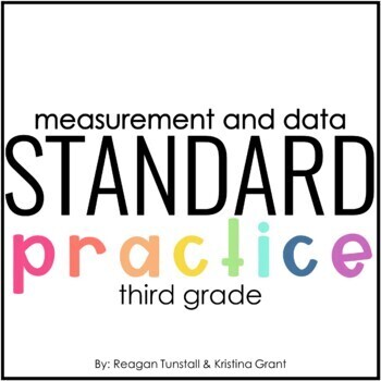 Preview of Standard Practice Measurement and Data Third Grade Skill Pages