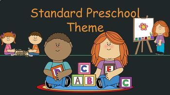Preview of Standard Preschool Classroom Theme-Classroom Jobs
