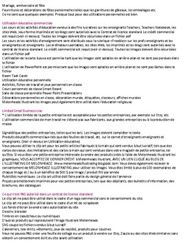 Standard Use Agreement for Melonheadz Illustrating - French Version