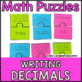 Standard and Expanded Form - Writing Decimals - Matching M