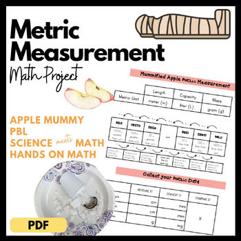 Preview of Standard or Metric Measurement Project: Apple Mummification