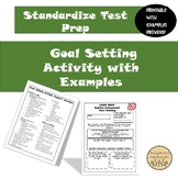 Standardize Test Goal Setting Worksheet for English 9th-10
