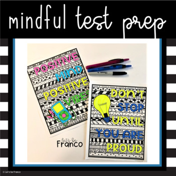 Preview of Standardized Test Prep Coloring Pages
