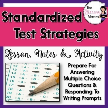 Preview of Standardized Test Strategies, Multiple-Choice Questions & Writing Responses