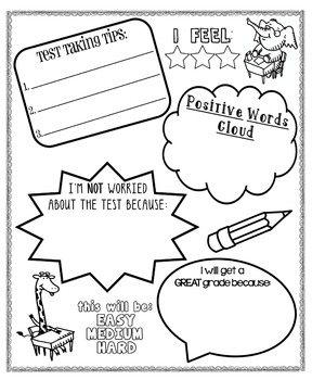 Preview of {Standardized} Test-Taking Poster For Kids