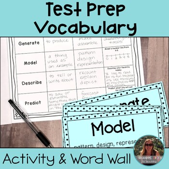 Preview of Test Prep Vocabulary - Standardized Test Vocabulary - Test Taking Strategies