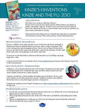 Preview of Standards-Aligned Guide Grade 1-3mKinzie's Kinventions:Kinzie and the P. U. Zoo