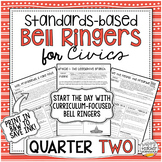 Standards-Based Bell Ringers for Civics & American Governm