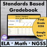 Standards Based Digital Grade Book Google Sheets (TM) First Grade