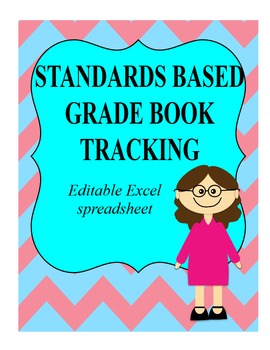 Preview of Standards Based Gradebook Tracking Sheet Editable Excel