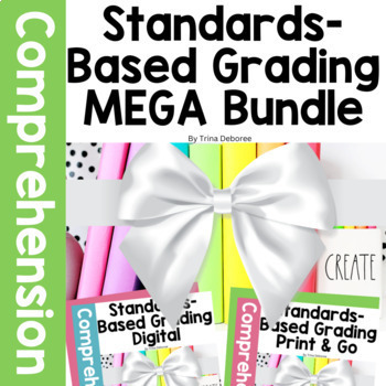 Preview of Standards Based Grading 2nd Grade Reading Comprehension Assessment MEGA Bundle