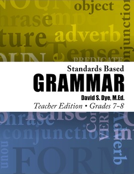 Preview of Standards Based Grammar: Grades 7-8 eBook