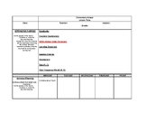 Standards Based Lesson Plan Template