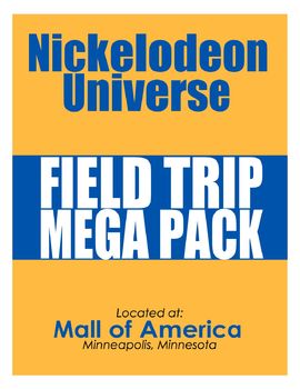 Preview of Standards-Based Nickelodeon Universe Field Trip Mega Pack
