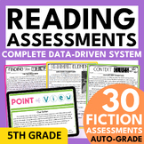 Standards-Based Reading Assessments Fiction Bundle 5th Gra