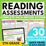 Standards-Based Reading Assessments Nonfiction Bundle 5th 