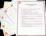 Standards Checklist Poster Set - 6th Grade ELA