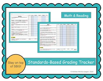 Preview of Standards Tracker - Math/ELA