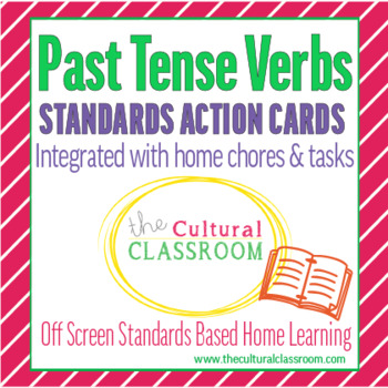 Preview of Standards based Home Learning Parents will LOVE - Past tense irregular/regular