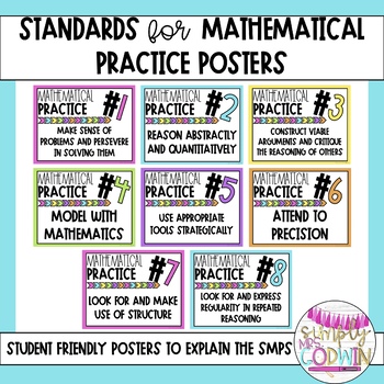 Preview of Standards for Mathematical Practice Posters