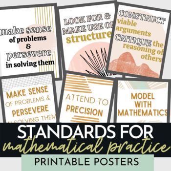 Preview of Boho Standards for Mathematical Practice Posters