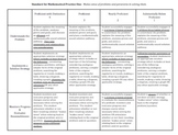 Standards for Mathematical Practice Rubrics