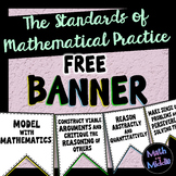 FREE Math Posters - Standards of Mathematical Practice Banner