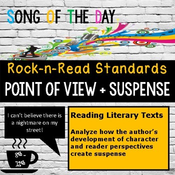 Preview of Standards Based Mini-Lesson:  Point of View, Song of the Day