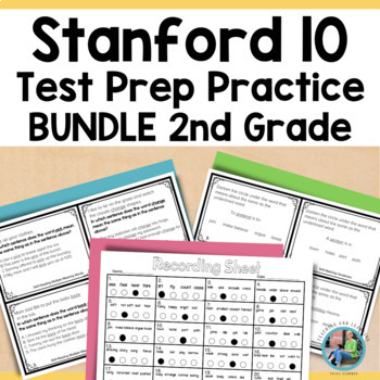 Preview of Fast Test Prep for State Test Prep in Reading and Language Review for 2nd Grade