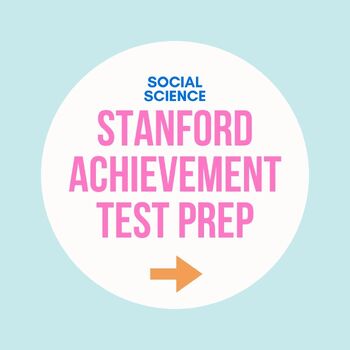 Preview of Standford Achievement Social Science Test Prep