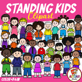 Standing Kids Clipart [ARTeam Studio]