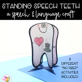 Preview of Articulation and Language Teeth: A No Prep Dental Craft