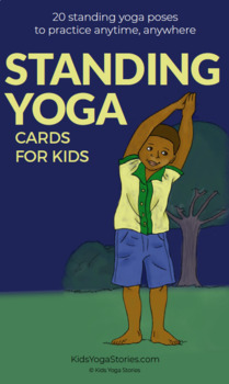 Preview of Standing Yoga Cards for Kids