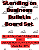 Standing on Business Test Prep Bulletin Board, Goal/Shoe D